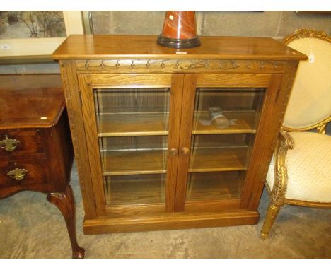 Ercol 2 Door Bookcase, 96cm