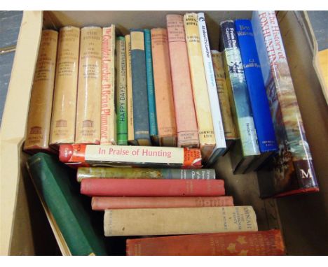 [MISCELLANEOUS]. HUNTING & OTHER Munnings, Sir Alfred. An Artist's Life; The Second Burst; The Finish [together The Autobiogr