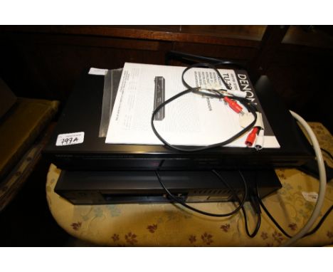 Denon Tuner and Philips CD player