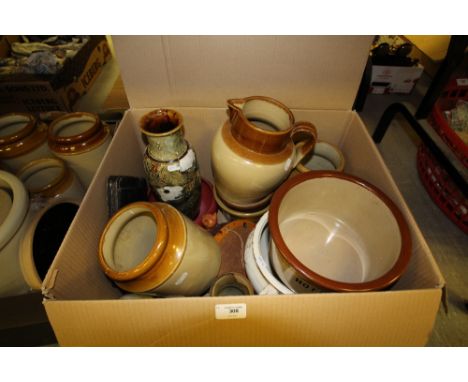 Royal Doulton Vase (A/F) &amp; Quantity of Ceramic Items