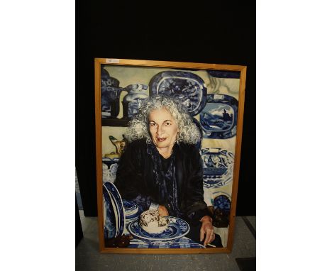 Jane Hartley BA oil on canvas - portrait of Angela Hesket (National Portrait Gallery label verso)
