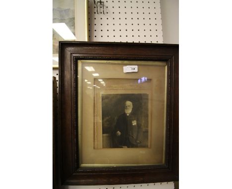 Vintage photograph - old serviceman - possibly George Bernard Shaw 