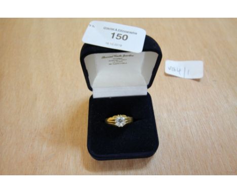 Gent's 18ct Gold Diamond Gypsy Ring, 1.4cts approx