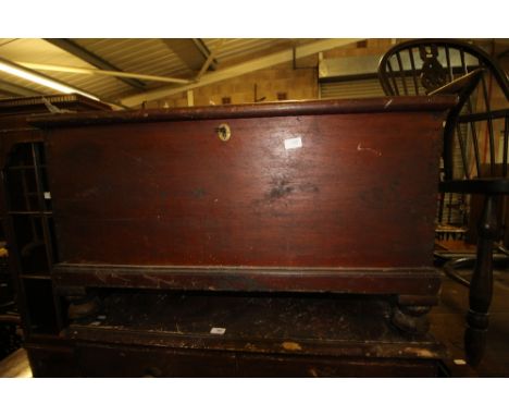 19th Century grained trunk