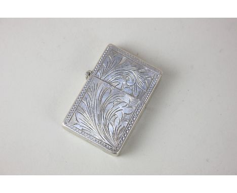 A Continental silver cigarette lighter