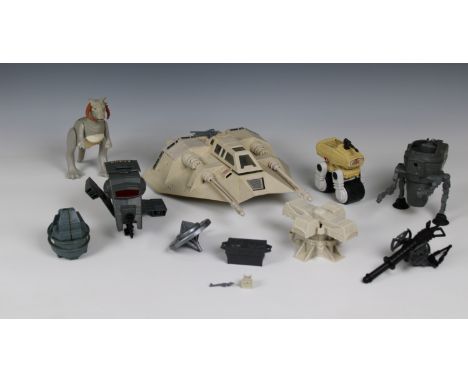 STARWARS Original vintage loose vehicles A collection of loose STARWARS vehicles from the 1980s to include a snow speeder, a 