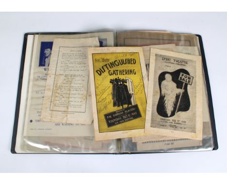 A collection of rare Guernsey vintage theatre programmes etc - The Little Theatre / Lyric Theatre / The Regal Cinema large co