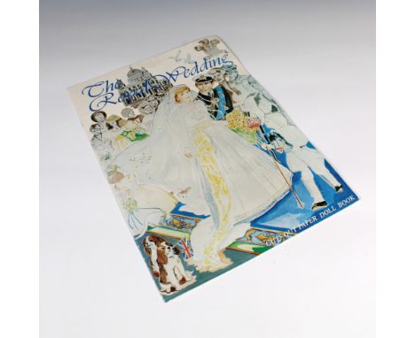 Royal Wedding interest 'The Royal Wedding' HRH Prince Charles and Lady Dianna Spencer, cut out paper doll book, designed by K