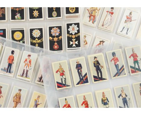 Cigarette Cards, Military, a selection by various Manufacturers to include United Kingston Tobacco Officers Fill Dress, Teofa