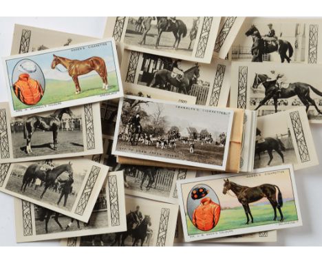 Cigarette Cards,  Sport, Horse related, a selection of part sets/dup cards from various Manufacturers, quantity to include  F