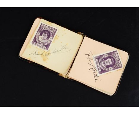 Stamps Ice Hockey,  a collection of 22 autographed Cinderella stamps from teams playing at the Empire Pool at Wembley in 1938