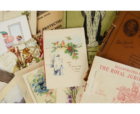 Ephemera Mixed, a collection of mixed items incl, Boys own paper 1886, two vols of "Stirring Relics", Bayeux Tapestry book, V