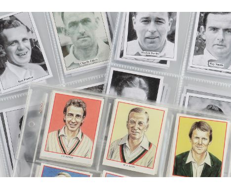 Trade Cards, Cricket, a collections from various Manufacturers to include Morning Foods Test Cricketers, County Print Service