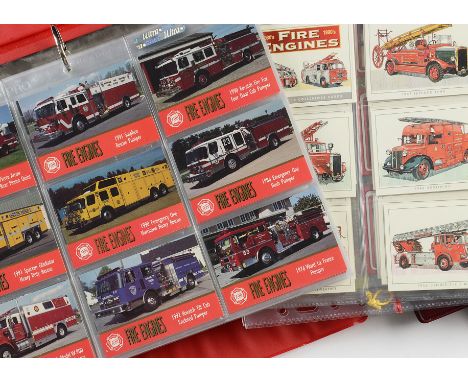 Trade Cards, Fire Engines, a collection from various Manufacturers that have been issued over several years to include Austra