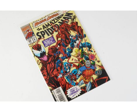 Comics Spider man Signed Stan Lee, Marvel Comics, The Amazing Spider-Man, Volume #1, #380, 11 of 14,Signed by Stan Lee with D