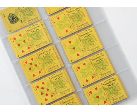 Cigarette Cards, Playing Cards Foreign, Canadian MacDonald (British Consuls or Brier) complete set of Playing cards (53 cards