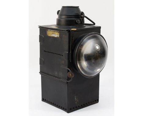 A large Southern Railway signal lamp- complete with burner