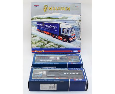 Corgi Models; Three boxed Ltd edition diecast models to include 'Hauliers Of Renown' Malcolm Hauliers set, CC99174, and two S