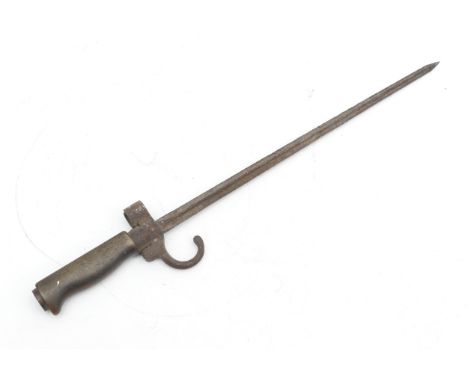 A 19th century French Lebel bayonet, 34cm blade.