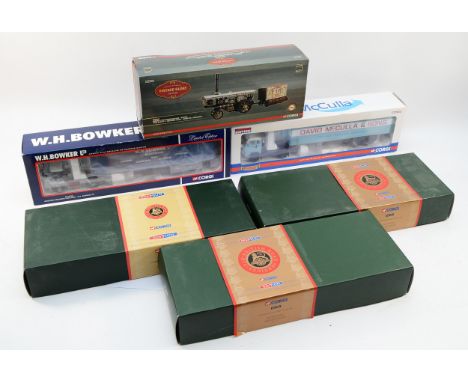 Corgi Classics; six haulage diecast models, comprising of a Volvo F88 Fridge Trailer, CC13111, a Burrell 5 NHP Showmans Loco 