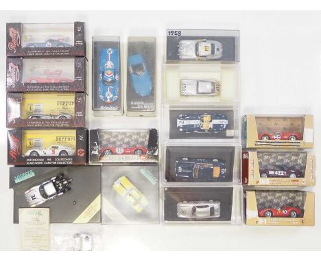 A group of boxed and unboxed 1:43 scale models to include SOLIDO, VITESSE, BRUMM and BANG, comprising of 1950s and 1960s  GT 