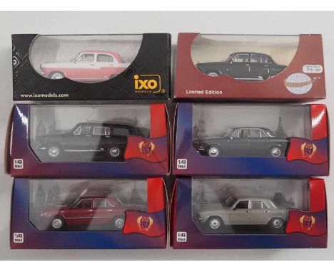 A group of 1:43 scale models by IST MODELS, IXO and COFRADIS, comprising of GAZ automobiles  - VG/E in G/VG perspex cases and