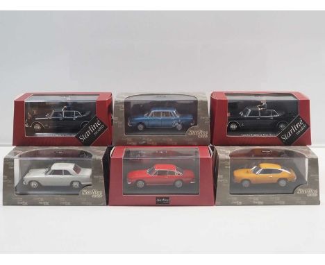 A group of 1:43 scale models by STARLINE MODELS, comprising of Lancia automobiles - VG/E in G/VG boxes (6)