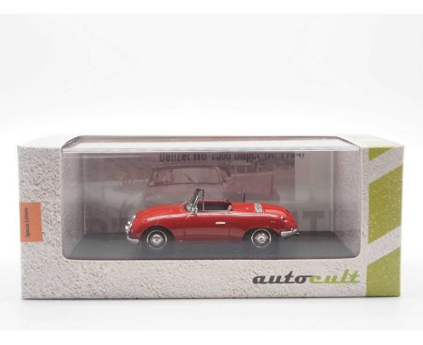 A 1:43 scale AUTOCULT '05013' Ltd edition hand built resin model of a 1954 Denzel WD  1300 Super, edition of 333 - VG/E in G/