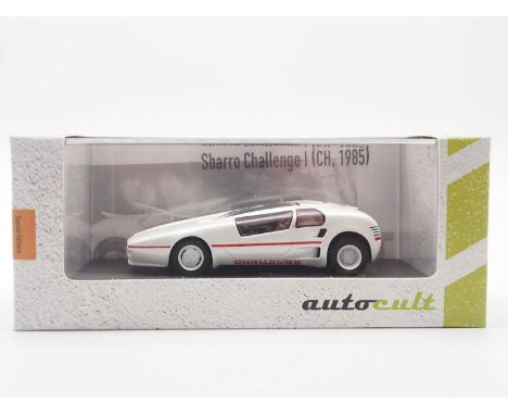 A 1:43 scale AUTOCULT '05035' Ltd edition hand built resin model of a 1985 Sbarro Challenge 1, edition of 333 - VG/E in G/VG 