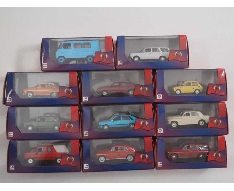 A group of 1:43 scale models by IST MODELS, comprising of assorted Polish automobiles, to include a 1978 FSO Polonez and a 19