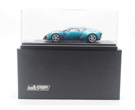 A 1:43 scale LOOKSMART LSMA 01B, Ltd edition hand built resin model of a 2013 Marussia B2, edition No 063/165 - VG/E in G/VG 