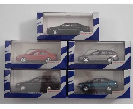 A group of limited edition 1:43 scale models by MINICHAMPS, comprising of Volvo automobiles to include a 2000 Volvo V70 XC an
