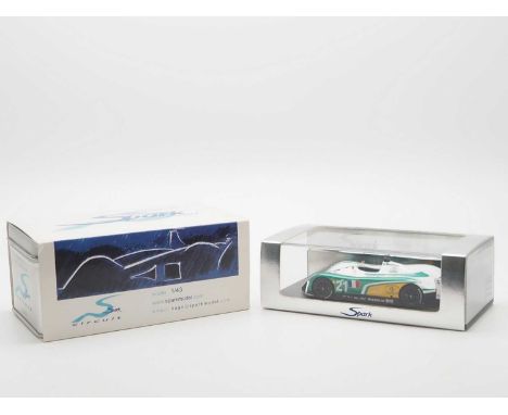 A pair of 1:43 scale hand built resin models by SPARK (MINIMAX), comprising of a  'S0340' 1994 WR LM14 Peugeot (Le Mans) and 