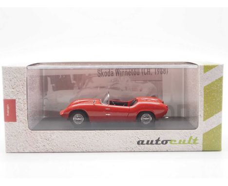 A 1:43 scale AUTOCULT '06009' Ltd edition hand built resin model of a 1968 Skoda Winnetou, edition of 333 - VG/E in G/VG pers