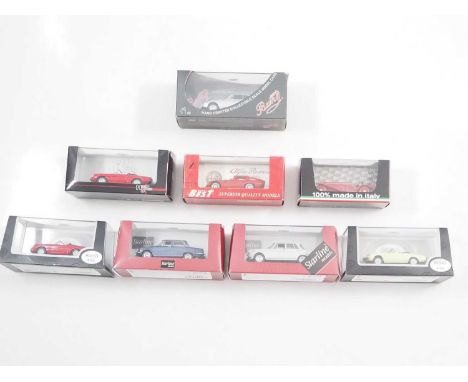 A group of 1:43 scale models to include BRUMM, STARLINE, BANG and HIGH SPEED, comprising of Alfa Romeo automobiles -VG/E in G