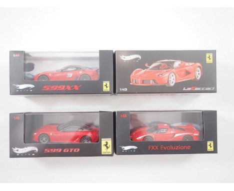 A group of limited edition 1:43 scale models by MATTEL, comprising of Ferrari automobiles to include a 2013 Ferrari 'La Ferra