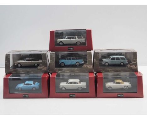 A group of 1:43 scale models by STARLINE MODELS, comprising of Fiat automobiles - VG/E in G/VG boxes (7)