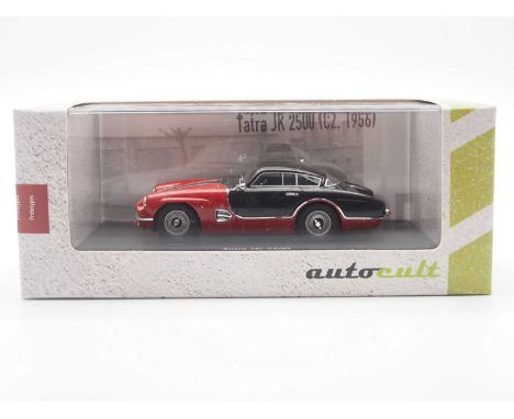 A 1:43 scale AUTOCULT '06017', Ltd edition hand built resin model of a 1956 Tatra JK 2500, edition of 333 - VG/E in G/VG pers