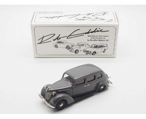 A BROOKLIN Re24 (ROB EDDIE) hand built white metal, 1:43 scale model of a 1938 Volvo PV 802 - VG/E in G/VG box.