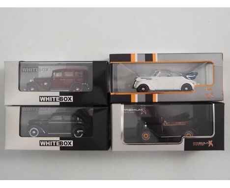 A group of 1:43 scale limited edition hand built resin / diecast models by WHITEBOX and PREMIUM X , comprising of a PREMIUM X