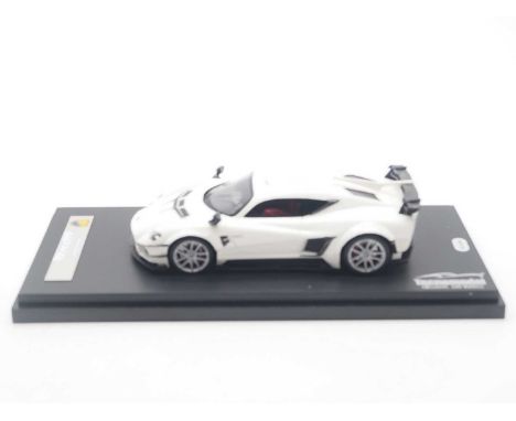 A rare 1:43 scale TECHNOMODEL Ltd edition hand built resin model of a 2016 Mazzanti Evanta 1000hp, No 62 of 99 - VG/E in G/VG