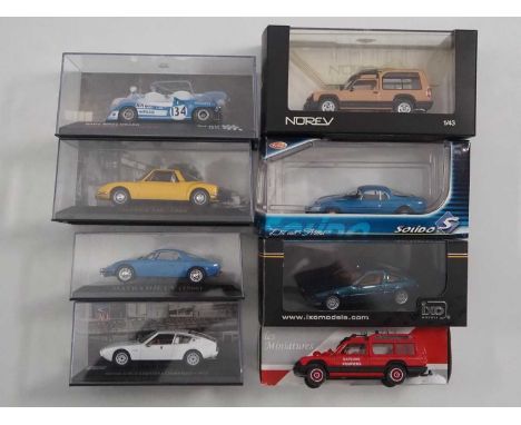 A group of 1:43 scale models to include IXO, NOREV and SOLIDO, comprising of assorted Matra automobiles to include a NOREV 19