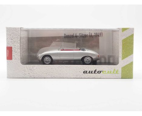 A 1:43 scale AUTOCULT '06003' Ltd edition hand built resin model of a 1949 Denzel 4 Sitzer, edition of 333 - VG/E in G/VG per