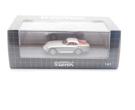 A 1:43 scale Matrix No: '40102-101' ltd edition hand built resin model of a 1954 Alfa Romeo Sportiva Coupe Bertone - No 001 o