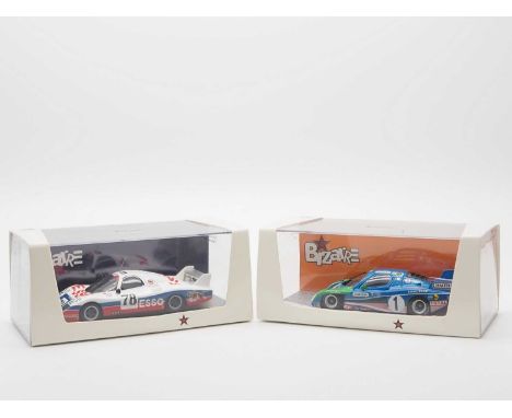 A pair of 1:43 scale hand built resin models by BIZARRE (MINIMAX), comprising of a 'BZ225' 1977 Inaltera (Le Mans) and a 'BZ0