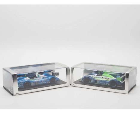 A pair of 1:43 scale hand built resin models by SPARK (MINIMAX), comprising of a 'S0353' 2006 Pescarolo C-60 Judd (Le Mans) a