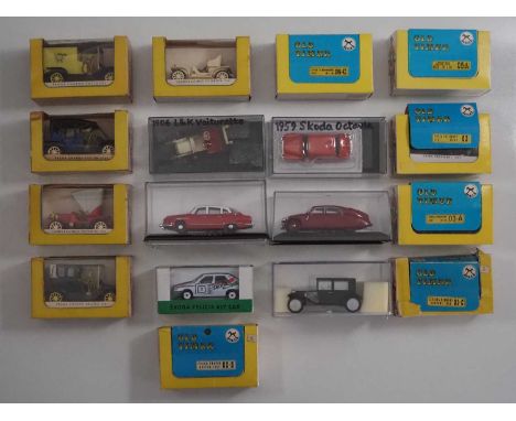 A group of 1:43 scale models by ABREX, IGRA, EDITIONS ALTAYA and DEAGOSTINI comprising of Czechoslovakian/ Czech automobiles 