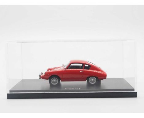 A 1:43 scale AUTOCULT '06010', Ltd edition hand built resin model of a 1962 Jamos GT, edition of 333 - VG/E in G/VG perspex c