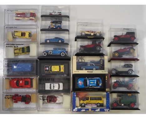 A group of boxed and unboxed 1:43 scale models to include NOREV and EKO comprising of assorted European automobiles - G/VG- i