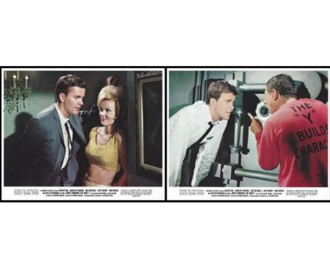 Whos Minding The Mint 1967 Original Set Of Lobby Cards. Condition C9 near mint, see glossary for condition scale. Whos Mindin